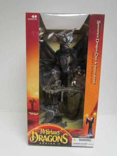 McFarlane's Dragons Clan Series 3 Quest for the Lost King SORCERER'S DRAGON Deluxe Boxed Set