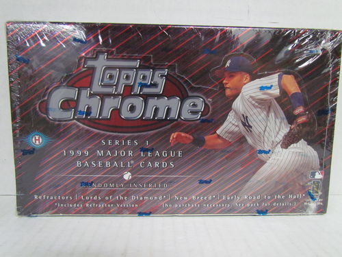 1999 Topps Chrome Series 1 Baseball Hobby Box