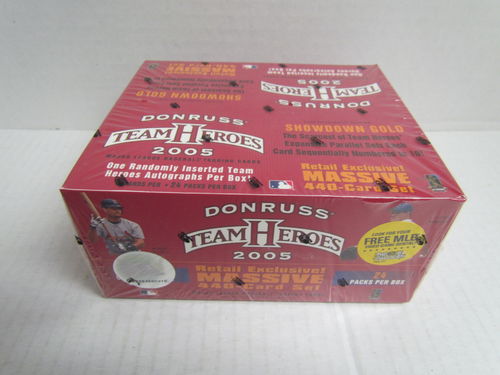 2005 Donruss Team Heroes Baseball Retail Box