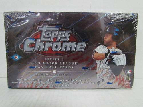 1999 Topps Chrome Series 2 Baseball Hobby Box