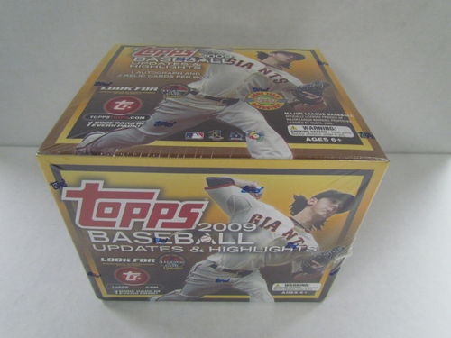2009 Topps Updates & Highlights Baseball Jumbo Box