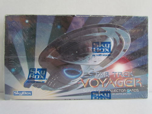 SkyBox Star Trek Voyager Series 1 Trading Cards Box