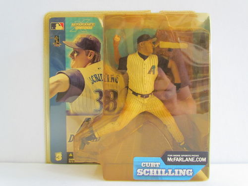 CURT SCHILLING McFarlane MLB Series 3 Figure (package yellowed)