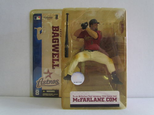 JEFF BAGWELL McFarlane MLB Series 8 Figure (package yellowed)