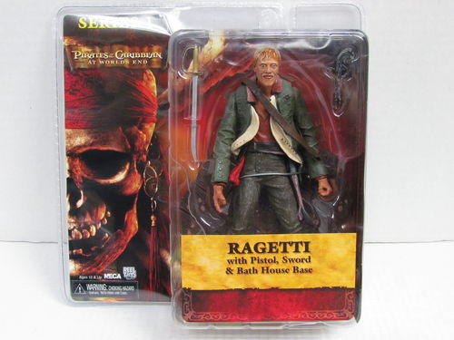 NECA Pirates of the Caribbean At World's End Series 1 RAGETTI Figure