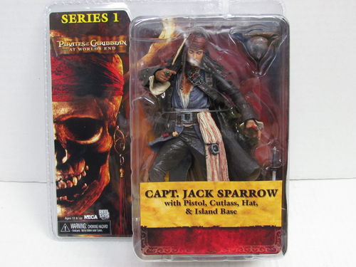 NECA Pirates of the Caribbean At World's End Series 1 CAPT. JACK SPARROW Figure