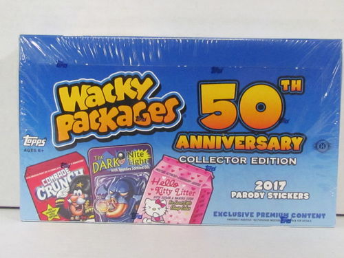 2017 Topps Wacky Packages 50th Anniversary Collector's Edition Hobby Box