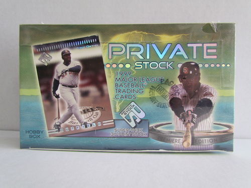 1999 Pacific Private Stock Baseball Hobby Box
