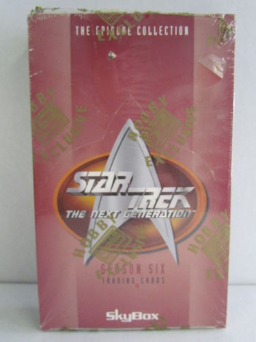 Skybox STAR TREK THE NEXT GENERATION EPISODE COLLECTION SEASON 6 Trading Cards Hobby Box