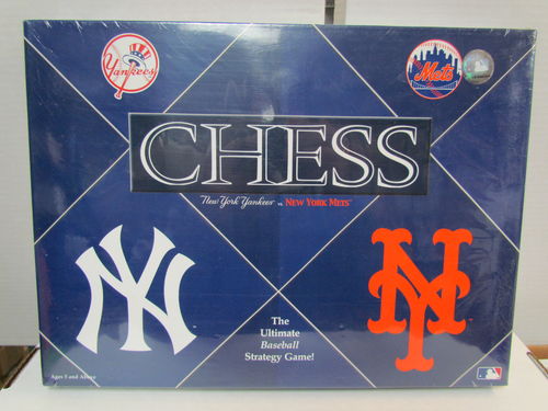 Chess Set Rivalry New York Yankees vs New York Mets