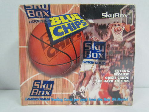 1994 Skybox Blue Chips Trading Cards Box