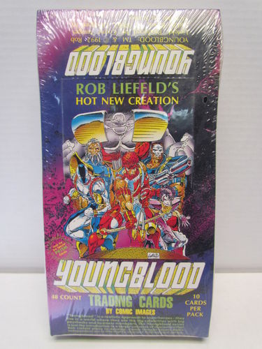 Comic Images Youngblood by Rob Liefeld Trading Cards Box