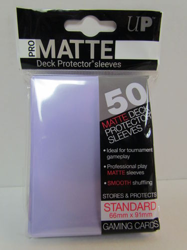 Ultra Pro Deck Protecters Pro Matte 50 count package LILAC #84504