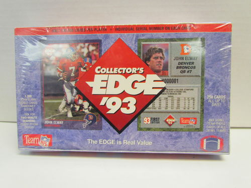1993 Collector's Edge Football Box