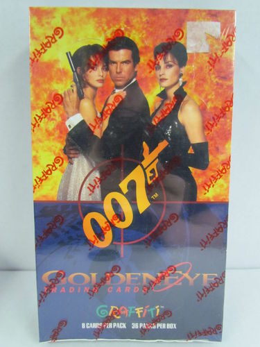 Graffiti James Bond Goldeneye 007 Trading Cards Box