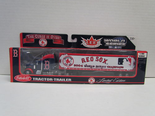 2004 Fleer World Series Champions Boston Red Sox Baseball Peterbilt Tractor Trailer Diecast 1:64