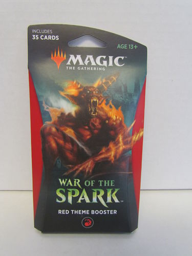 Magic the Gathering War of the Spark Theme Booster RED