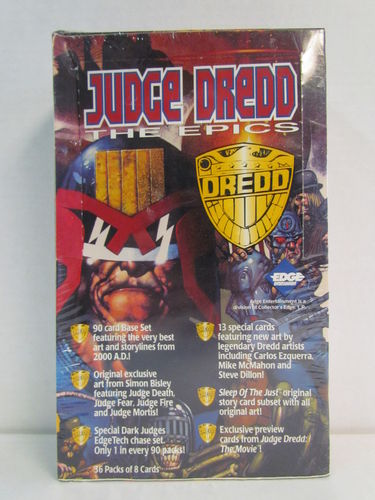 Collector's Edge Judge Dredd The Epics Trading Cards Box