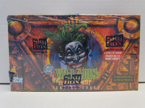 Skybox DC Villains: The Dark Judgment Trading Cards Box