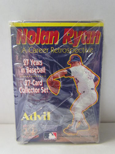1996 Pacific-Advil Nolan Ryan Baseball Complete Factory Set