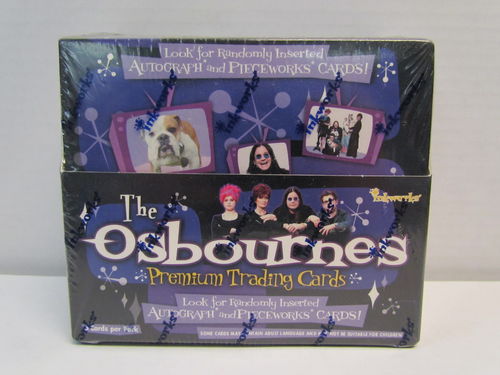 Inkworks THE OSBOURNES Premium Trading Cards Box