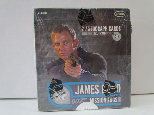 Rittenhouse James Bond 007 Mission Logs Trading Cards Hobby Box