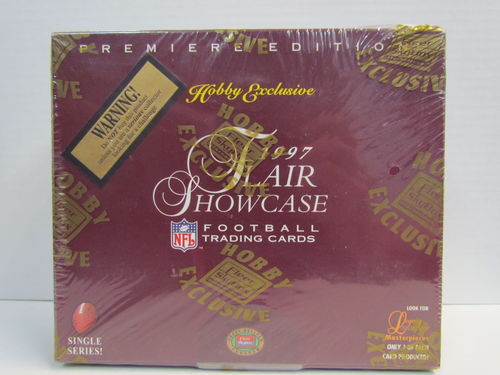 1997 Fleer Flair Showcase Football Hobby Box