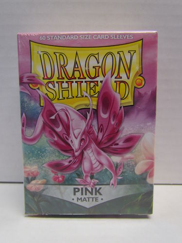 Dragon Shield Card Sleeves 60 count box PINK Matte AT-11212