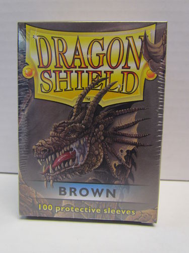 Dragon Shield Card Sleeves 100 count box BROWN Classic AT-10011