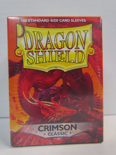 Dragon Shield Card Sleeves 100 count box CRIMSON Classic AT-10021