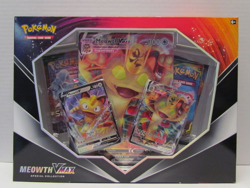 Pokemon Meowth VMax Special Collection Box