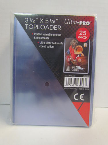 Ultra Pro Top Loader - 3 1/2x5 1/8 #43006