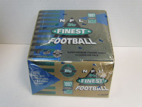 1997 Topps Finest Series 2 Football Jumbo Box