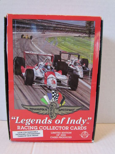 1992 Action Legends of Indy II Trading Cards Box