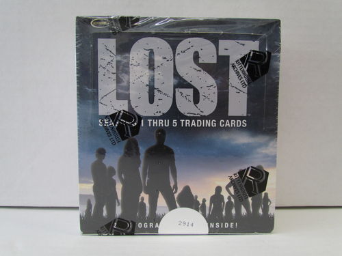 Rittenhouse LOST SEASONS 1 Thru 5 Trading Cards Box