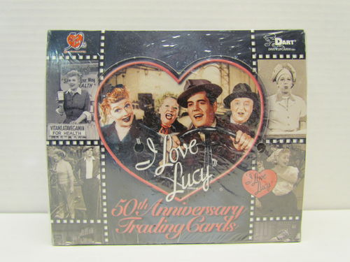 Dart Flipcards I Love Lucy 50th Anniversary Trading Cards Box