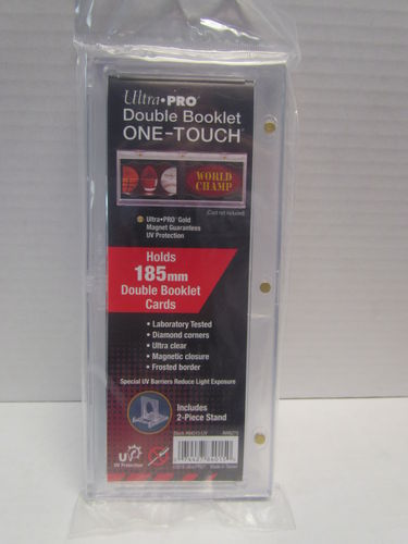 Ultra-Pro UV One-Touch Magnetic Double Booklet Card Holder (185mm) #84015-UV