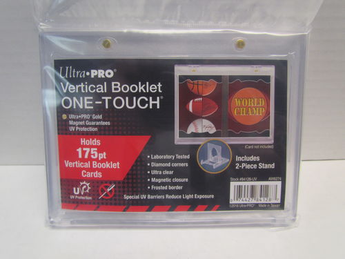 Ultra-Pro UV One-Touch Magnetic Vertical Booklet Card Holder (175 Point) #84128-UV
