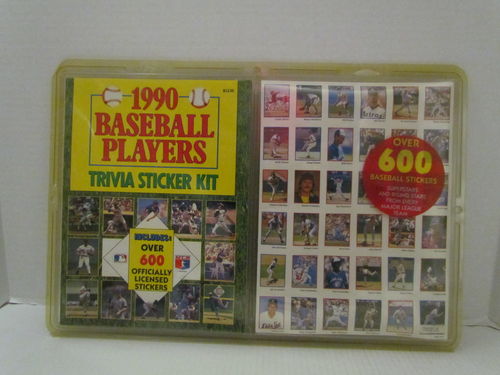 1990 Baseball Players Trivia Sticker Kit