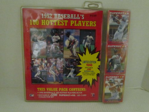 1992 Score 100 Hottest Superstars Baseball Factory Set