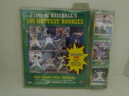 1991-92 Score 100 Hottest Rising Stars Baseball Factory Set