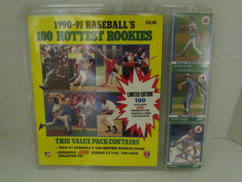1990-91 Score 100 Hottest Rising Stars Baseball Factory Set