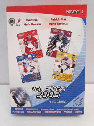 2003 Serious USA NHL Starz Volume I CD Hockey Cardz Box