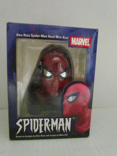 Marvel Diamond Select SPIDER-MAN Head Alex Ross Mini Bust Ebay Exclusive