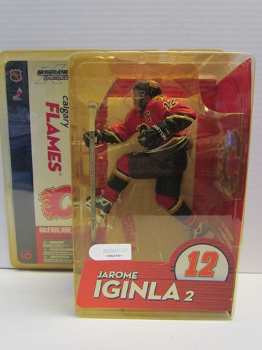 JAROME IGINLA 2 McFarlane NHL Series 10 Figure (package yellowed)