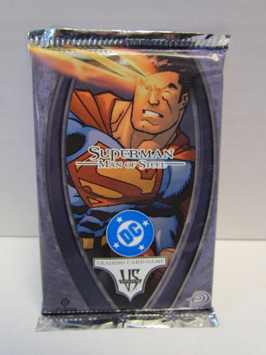 Upper Deck VS System DC Superman Man of Steel 1st Edition Booster Pack