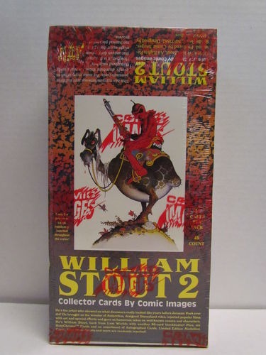 Comic Images William Stout 2 Trading Cards Box