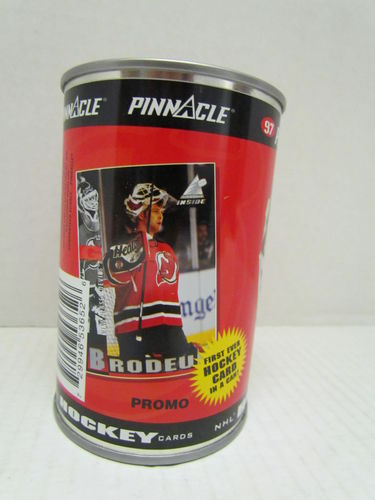 1997/98 Pinnacle Inside Hockey Promo Can MARTIN BRODEUR