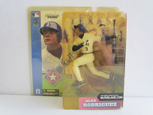 ALEX RODRIGUEZ McFarlane MLB Series 2 Figure (Package Yellowed)