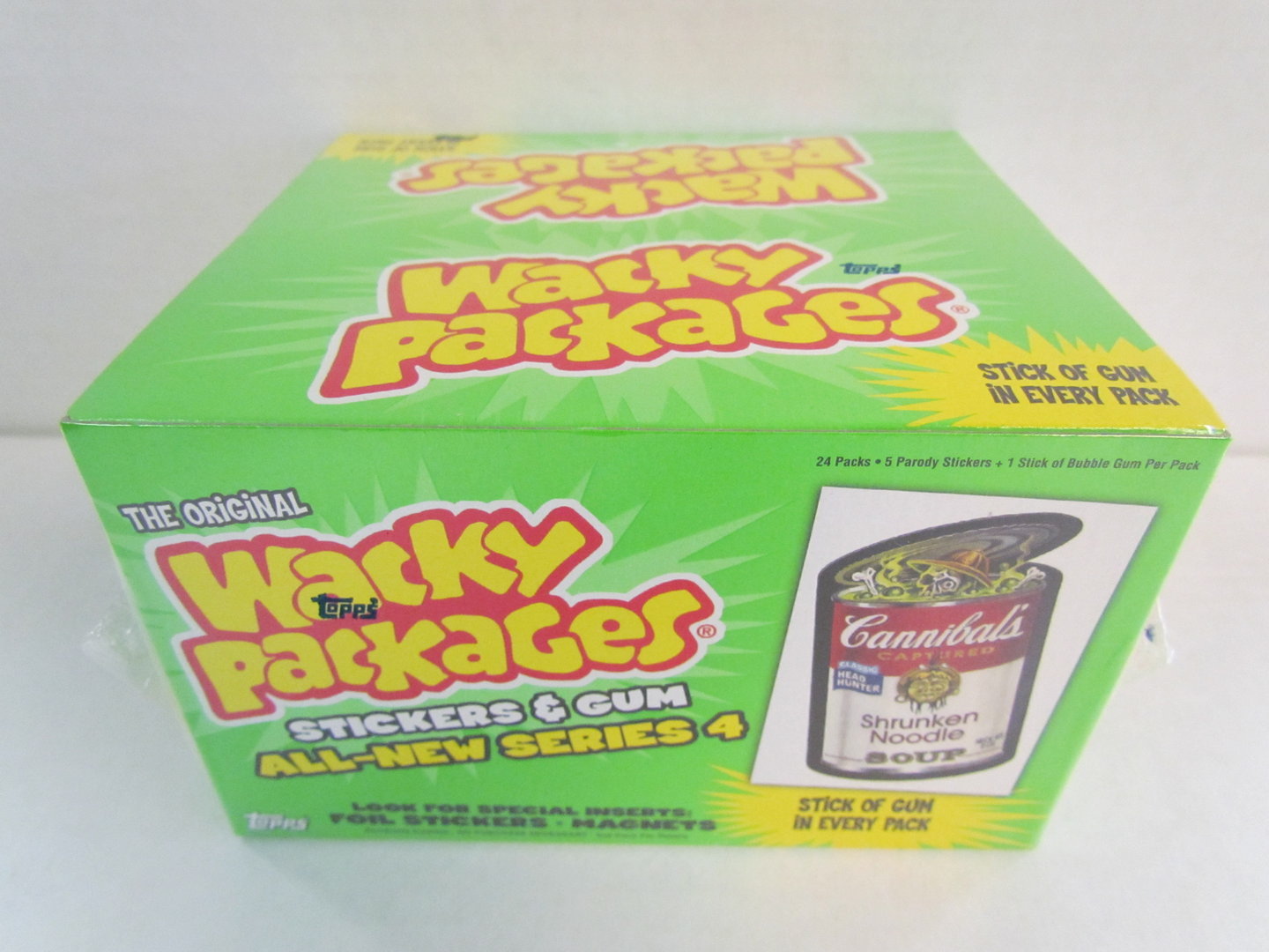 2007 TOPPS WACKY PACKAGES  RETAIL BOX 24 PACKS 